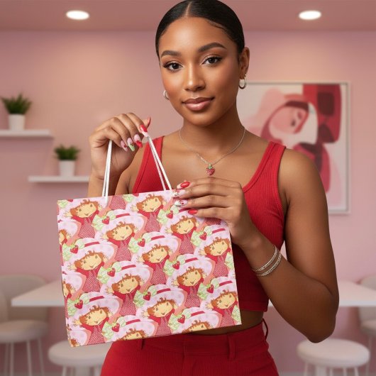 Grand Sac Cadeau Fraise