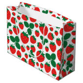 Grand Sac Cadeau Fraises (Dos Angle)