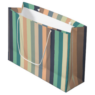 Grand Sac Cadeau Frappes tendance colorées Anniversaire