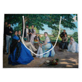 Grand Sac Cadeau Frédéric Bazille - La Réunion Familiale (Devant)