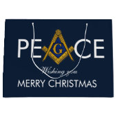Grand Sac Cadeau Freemason Mason Freemason Noël (Devant)