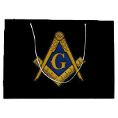 Grand Sac Cadeau Freemason Masonic Carré et Compass Freemasony (Dos)