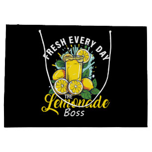 Grand Sac Cadeau Fresh Every Day Le Patron De Lemonade