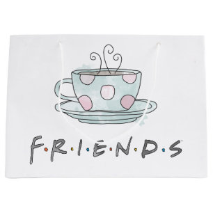 Grand Sac Cadeau FRIENDS™   Aquarelle de café