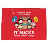 Grand Sac Cadeau FRIENDS™ | Bienvenue dans le monde réel Chibi (Dos)