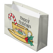 Grand Sac Cadeau FRIENDS™ | Musique de vacances Perk Central (Devant Angle)