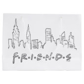 Grand Sac Cadeau FRIENDS™ | Silhouette de New York (Dos)