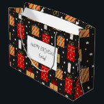 Grand Sac Cadeau FRIENDS tv show Birthday Watercolor photo collage<br><div class="desc">FRIENDS tv show,  Anniversaire,  Aquarelle,  collage photo,  amis la série télévisée,  Joyeux noël,  Classique,  personnalisé,  texte personnalisé,  photo personnalisée, </div>