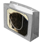 Grand Sac Cadeau Friesian Draft Horse Silver Grey (Dos Angle)