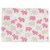 Grand Sac Cadeau Frosted Circus Animal Cookie (Dos)