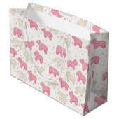 Grand Sac Cadeau Frosted Circus Animal Cookie (Dos Angle)