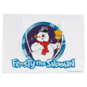Grand Sac Cadeau Frosty the Snowman™ | Portrait magique Frosty (Dos)