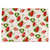 Grand Sac Cadeau Fruit de fraise (Dos)