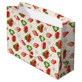 Grand Sac Cadeau Fruit de fraise (Dos Angle)