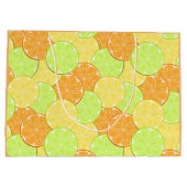 Grand Sac Cadeau Fruits de citron vert orange (Dos)