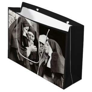 Grand Sac Cadeau Fumer les soeurs Photographie Vintage