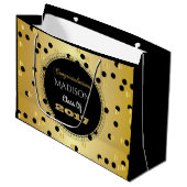 Grand Sac Cadeau Fun & Elegant 2017 Graduation (Devant Angle)