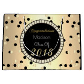 Grand Sac Cadeau Fun & Elegant 2018 Graduation (Devant)