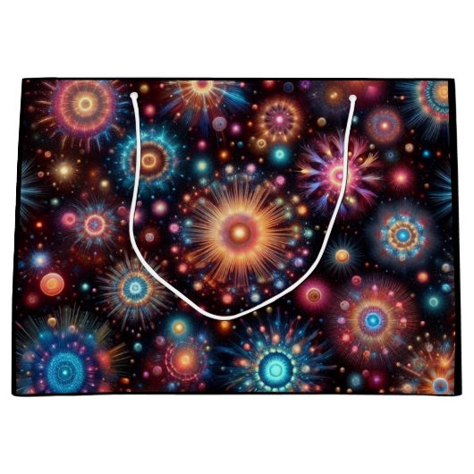 Grand Sac Cadeau Fun Fireworks (Devant)