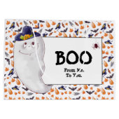 Grand Sac Cadeau Fun Ghost Boo Halloween (Dos)