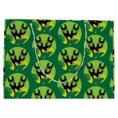 Grand Sac Cadeau Fun Llama Alpaca Best Friends (Dos)