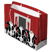 Grand Sac Cadeau Funky Three Cow LGB (Dos Angle)