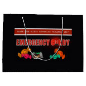 Grand Sac Cadeau Funky Urgence Candy Safety First (Dos)
