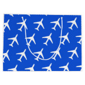 Grand Sac Cadeau Funky White Avion Pilote Flying Airways (Dos)