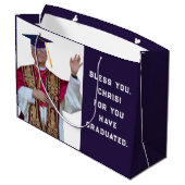 Grand Sac Cadeau Funny Catholic School Graduation (Dos Angle)