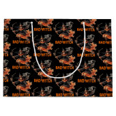 Grand Sac Cadeau Funny rétro éffrayant Halloween basique mauvaise s (Devant)