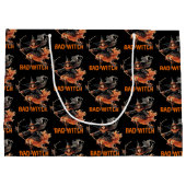 Grand Sac Cadeau Funny rétro éffrayant Halloween basique mauvaise s (Dos)