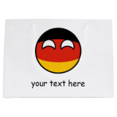 Grand Sac Cadeau Funny Trending Geeky Allemagne Camptryball (Devant)
