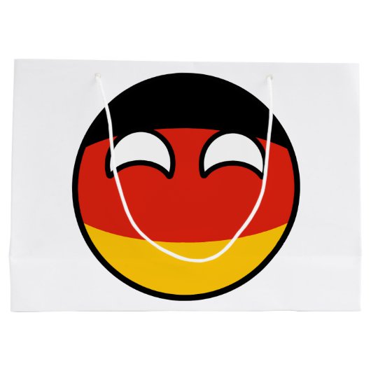 Grand Sac Cadeau Funny Trending Geeky Allemagne Camptryball (Dos)