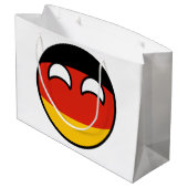 Grand Sac Cadeau Funny Trending Geeky Allemagne Camptryball (Dos Angle)