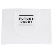 Grand Sac Cadeau Future papa (Devant)
