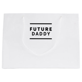 Grand Sac Cadeau Future papa
