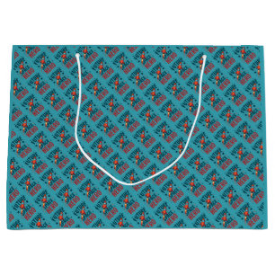Grand Sac Cadeau Future Space Hero Retro Rockship Design
