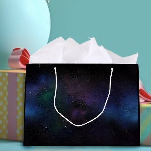 Grand Sac Cadeau Galaxie de la nébuleuse du voile céleste Champ d'é