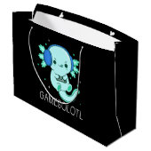 Grand Sac Cadeau Gamesolotl Axolotl Gamer (Dos Angle)