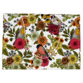 Grand Sac Cadeau Garden birds and flowers 1 (Dos)