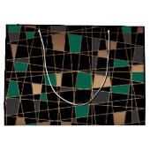 Grand Sac Cadeau Géométrique, abstraite (Dos)