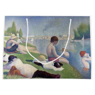 Grand Sac Cadeau Georges Seurat — Bathers à Asnières