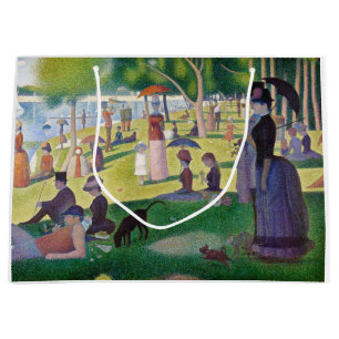 Grand Sac Cadeau Georges Seurat - Un dimanche à La Grande Jatte