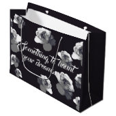 Grand Sac Cadeau Ghost Rose Haunted Dreams Halloween (Devant Angle)