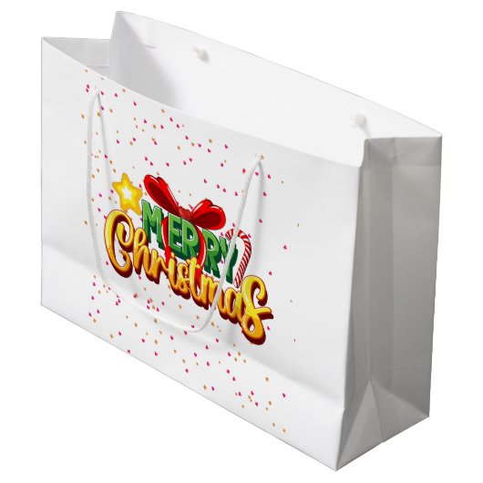 Grand Sac Cadeau Gift Bag (Devant Angle)
