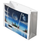 Grand Sac Cadeau Giftbag de Baleines en voie de ponte (Devant Angle)