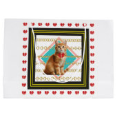 Grand Sac Cadeau Ginger cat et Golden chain (Dos)