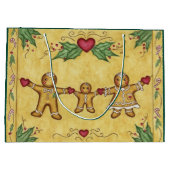 Grand Sac Cadeau Gingerbread Cookies Gift Bag (Dos)