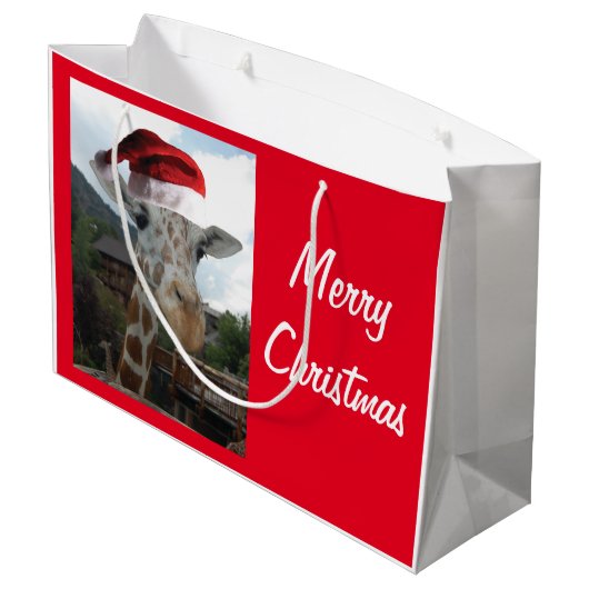 Grand Sac Cadeau Giraffe (Dos Angle)