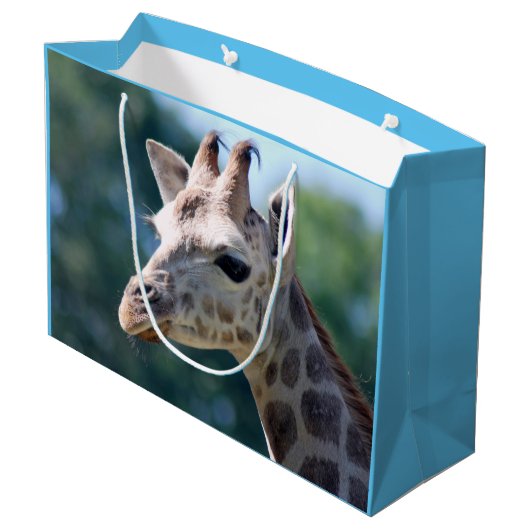 Grand Sac Cadeau Giraffe (Dos Angle)
